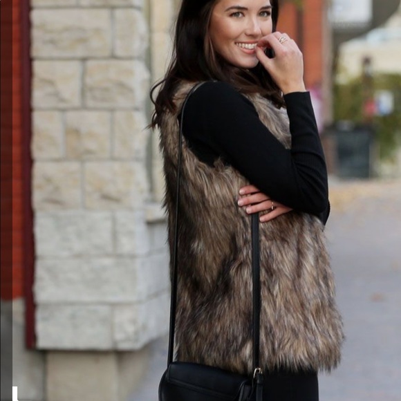 Jackets & Blazers - FAUX FUR VEST